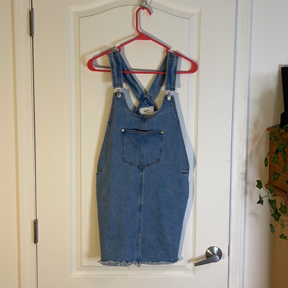 Jean Overall Dress Adjustable Straps